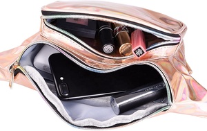Women Waist Pack Holographic Shiny Fanny Pack Ladies Outdoor Streetwear Fashion Bum Bag Waist Bags - Product Image 5