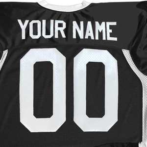 Maillot de football américain personnalisé sublimé à manches courtes en polyester avec logo personnalisé - Product Image 5