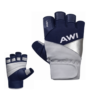 Gants de fitness unisexes AWI à demi-doigts, respirants, antidérapants, avec support de poignet et fermeture auto-agrippante pour la musculation et l'entraînement en salle de sport - Product Image 4