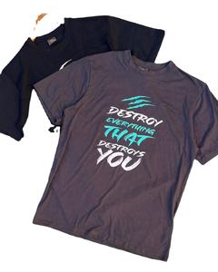 เสื้อยืดคอกลมผู้ชาย ผ้าฝ้าย 100% คุณภาพดีที่สุด ทรงปกติ แขนสั้น สวมใส่สบาย ระบายอากาศได้ดี แห้งเร็ว สีพื้น - Product Image 3