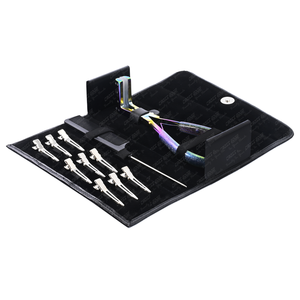 Professional Pro Hair Extensions Tool Tape in Sealing Plier/Comb/9pcs Styling Clip <b>Kit</b> Sustainable stainless Steel for sale - Product Image 1