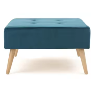 Modern Stylish Wooden Frame <b>Stool</b> And Ottomant For Living Room Furniture At Wholesale Prices Direct Factory - Product Image 1