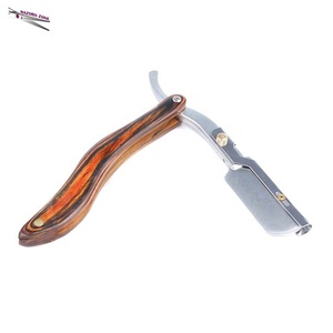 มีดโกนหนวดแบบตรงขอบสองด้านทำจากสเตนเลสสตีลสำหรับร้านตัดผม - Product Image 2