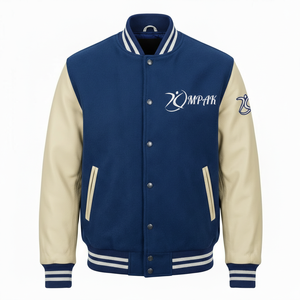 Vêtements de style américain durables avec doublure matelassée et broderies, vente en gros, vêtements de haute qualité, style universitaire - Product Image 1