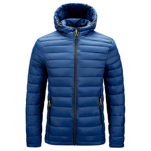Latest Design Custom Hooded Men's Down <b>Jacket</b> Lightweight Coat Warm Fashion Winter Outdoor Clothing <b>Packable</b> Puffer <b>Jacket</b> - Product Image 2