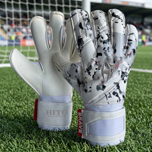 Gants de gardien de but en latex allemand pour adultes et jeunes, prix d'usine en gros, gants de football professionnels avec super grip en latex - Product Image 3