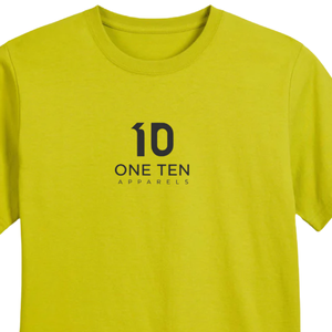 เสื้อยืดคอตตอนรีไซเคิลสำหรับผู้ชาย สีซิตรอนเนล เป็นมิตรต่อสิ่งแวดล้อม คุณภาพพรีเมียม คอกลม แขนสั้น สวมใส่สบายๆ ใช้ได้ทุกวัน - Product Image 3