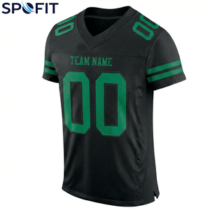 Camiseta de Fútbol Americano de Tela Suave y Transpirable, Servicio OEM Personalizado al por Mayor, Ropa Deportiva de Alto Rendimiento, 100% Poliéster - Product Image 6