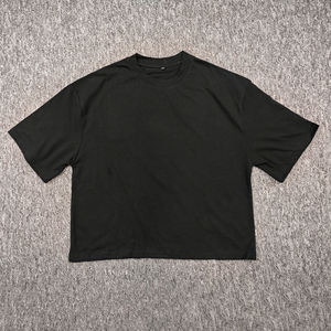 T-shirt Streetwear Personnalisé à Manches Longues en Coton Épais 220 GSM, Coupe Boxy Hip Hop, Épaules Tombantes, Imprimé, Délavé à l'Acide, Écologique - Product Image 5