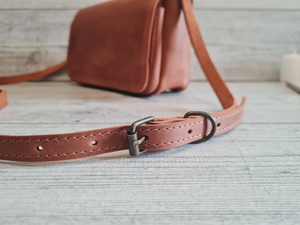 Brown <b>Leather</b> Crossbody Handbag for Women <b>Small</b> Purse Personalized Shoulder <b>Bag</b> Stylish Cross Body Gift for Her - Product Image 4