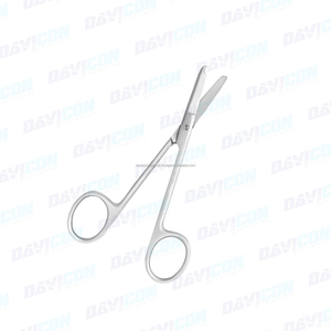 Instrumento quirúrgico de sutura, tijera recta y delicada, S/B, 5 pulgadas - Product Image 5