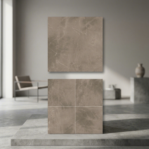 Dalles de carrelage en porcelaine Vistaar, prix usine, 1200x1200mm, marron poli, antidérapantes, résistantes aux acides, 120x120cm, vitrifiées, pour sol et mur - Product Image 1