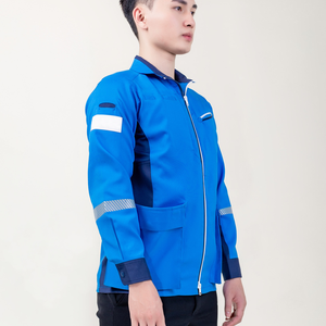 เสื้อทำงานสำหรับผู้ชายที่ผ่านการตรวจสอบแล้วจาก FMF ชุดทำงานกันฝุ่นได้ดีมากกันรอยยับได้ - Product Image 2