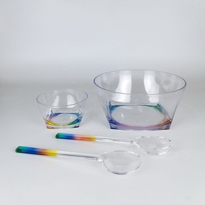 ชามสลัดพลาสติกเป็นมิตรกับสิ่งแวดล้อมพร้อมเซิร์ฟเวอร์สำหรับงานเลี้ยง - Product Image 5