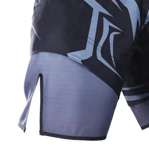 Shorts de Boxeo y MMA Unisex para Hombre y Mujer, Logotipo Personalizado, Lavado al Frente, 100% Algodón Elástico, Ligeros, Artes Marciales, Muay Thai, Servicio OEM - Product Image 6