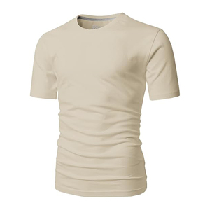 Deconstructed Raw Hem Plain T <b>Shirt</b> Men Cropped Box Fit 220gsm Heavyweight Edgy Streetwear Blank Summer - Product Image 5