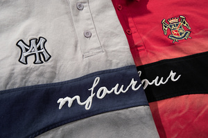 Vente en gros de polos personnalisés pour hommes, style vintage, dégradé, manches courtes, streetwear, <span class=keywords><strong>t</strong></span>-<span class=keywords><strong>shirt</strong></span> surdimensionné avec broderie - Product Image 5