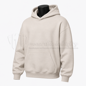 Sweat-shirt à capuche pour homme 100% coton French Terry Coupe classique Imprimé lettres sur la manche droite Vêtement décontracté pour l'automne - Product Image 3