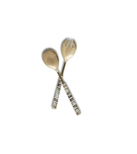 Customized Logo Engraving Metal Salad Server Set For Business Branding Wholesale Supply And Promotional <b>Marketing</b> Campaign - Product Image 3