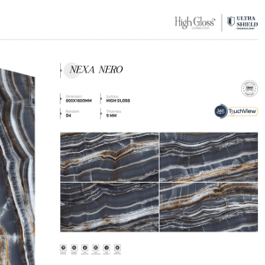 Elite Gloss Surface Porcelain Tiles 800x1600 1200x1800 750x1500mm Created For Luxury Developments And Contemporary Interior - Product Image 1