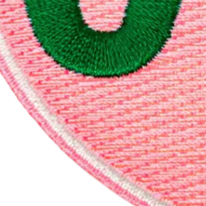 Pink and Green 08 Interstate Embroidered Patch Shield Shape Applique <b>Badge</b> for Jackets Hoodies Backpacks and Hats Wear - Product Image 3