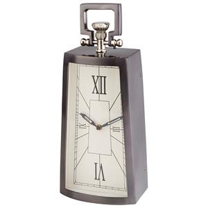 นาฬิกาตั้งโต๊ะแบบทะเลอุปกรณ์ตกแต่งบ้านนาฬิกาอะนาล็อกควอตซ์ชุบนิกเกิลหน้าปัดสีดำเลือกสีได้และบรรจุได้ - Product Image 1