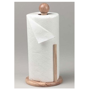 Eco-Friendly Natural Paper Towel <b>Holder</b> Kitchen Roll Stand For Sustainable Bathroom Tissue Dispenser & Modern Table Organizer - Product Image 4