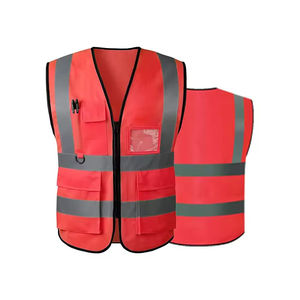 Chaleco de Seguridad de Alta Visibilidad, Multibolsillos, Reflectante y Colorido, para Trabajadores de la Construcción, Industria y Carreteras - Product Image 2