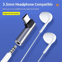 90 °   Adaptateur audio USB-C vers 3,5 mm, connecteur en forme de L à 90 degrés avec puce DAC de haute qualité pour écouteurs, téléphones mobiles Samsung, ordinateurs portables, jeux, OTG
