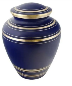 Hermosa Urna Funeraria de Metal Negro para Cenizas de Adultos, Estilo Americano/Europeo - Product Image 6