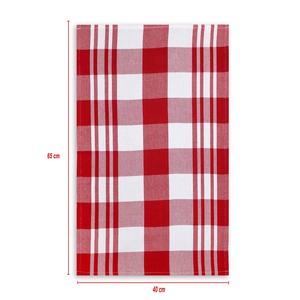 Serviettes de cuisine de haute qualité 100% coton, design à carreaux personnalisé, collection exclusive, serviettes de cuisine teintes en fil - Product Image 5