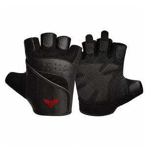 <b>Leopard</b> <b>Print</b> Half Finger Cycling <b>Gloves</b> Anti Slip Shockproof Gym Fitness Workout <b>Gloves</b> for Men Women - Product Image 4
