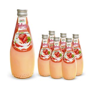 Lait aux fruits le plus vendu, 290 ml, bouteille en verre, boisson au lait Falooda au goût mangue, boissons non alcoolisées de la société Prime Drink - Product Image 5
