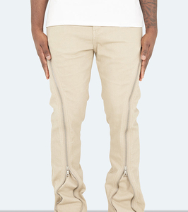 2026 New Manufacturer Vintage Washed Casual Pants <b>Men</b> Wholesale Custom Logo Stacked <b>Jeans</b> Slim <b>Jeans</b> Flare Wholesale Price - Product Image 6