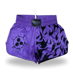 Pantalones Cortos para Hombre, Muay Thai, Satén, Cintura Elástica, Entrenamiento, Gimnasio, Kickboxing, Ligeros, Coloridos, Top para Hombre, Muay Thai, Artes Marciales - Product Image 1