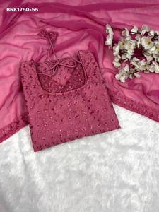 New Arrival Net with Chikankari work Readymade Straight 3/4 Sleeve <b>Kurti</b>-Legging-Georgette Lace Border Dupatta Woman Fashion - Product Image 6