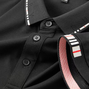 Camiseta de Hombre de Alta Calidad en Poliéster/Algodón, Colores Sólidos, Impresión Digital Personalizada, Bordado OEM, Manga Corta - Product Image 2