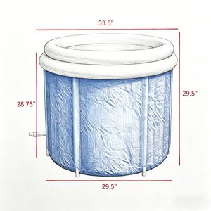 Vasca di Raffreddamento Ovale in PVC Personalizzata con Coperchio per Uso Domestico ed Esterno - Product Image 3