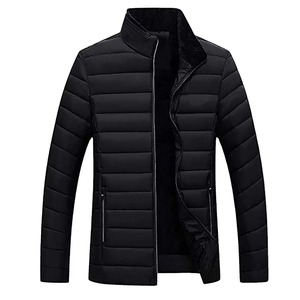 Charcoal Grey Raspberry <b>Red</b> Black Custom Men Thin Lightweight <b>Waterproof</b> Windproof Puffer <b>Jacket</b> Quilted Stand Collar Winter - Product Image 2