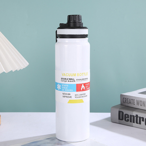 Vaso térmico de acero inoxidable de 600, 800 y 1000 ml, con doble pared y tapa, para viaje, con rendimiento térmico de 24 horas. - Product Image 3