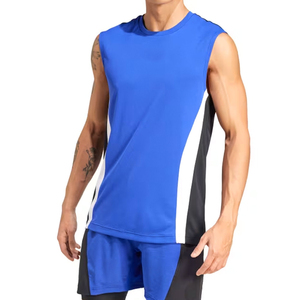 Custom Sublimation <b>Men</b> <b>Tank</b> <b>Top</b> Full Printed Athletic Sleeveless Shirt Wholesale Custom Printed <b>Tank</b> <b>Top</b> <b>Men</b> Quick Dry Polyester - Product Image 4