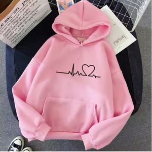 Sweat-shirts à capuche surdimensionnés pour femmes, hiver, 100% coton, polaire, écologiques, coupe-vent, respirants, séchage rapide, imprimés sur mesure - Product Image 4