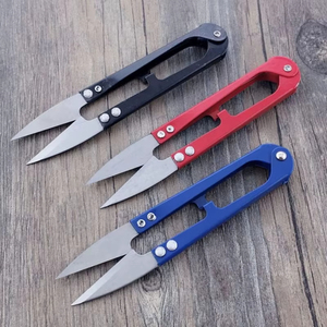 Tijeras Spring Beauty, 4 piezas, acero inoxidable, hoja recta afilada, cuidado de cutículas de alta calidad, para diestros (color aleatorio) - Product Image 4