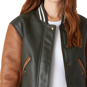 Chaqueta Varsity Acolchada de Moda, Chaqueta Bomber Unisex de Invierno, Chaqueta Letterman de Béisbol - Product Image 2