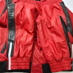 Ensemble de survêtement en cuir pour homme de qualité supérieure, 100 % coton, respirant, idéal pour l'hiver, avec logo personnalisé, tenue décontractée au meilleur prix - Product Image 4