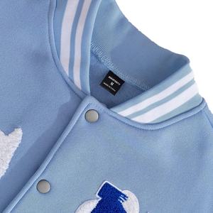 Vestes d'université de baseball en laine avec logo personnalisé Collection hiver de haute qualité décontracté à capuche Style Letterman broderie soie - Product Image 5