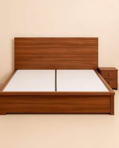 Base de Cama de Madera de Lujo, Tamaño King, Juego de Muebles de Dormitorio, Camas de Plataforma de Madera Maciza con Mesita de Noche para Hotel, Villa, Apartamento - Product Image 3