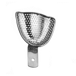 Premium Quality Dental Impression Tray with Edge U3 Perforated Upper Size M Stainless Steel Reusable Autoclavable Orthodontic - Product Image 4