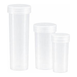 Flacons d'échantillonnage transparents en PP de 5 à 180 ml avec bouchon à clipser ou à visser pour l'échantillonnage en laboratoire - Product Image 2