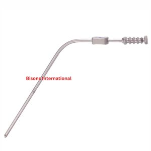 Tubo de succión quirúrgico manual de alta calidad al por mayor, de acero inoxidable, para instrumentos médicos de succión ORL, reutilizable, con certificación CE - Product Image 1